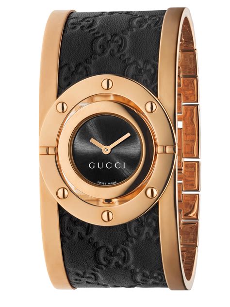 gucci ladies watch rose gold|gucci gold bangle watches ladies.